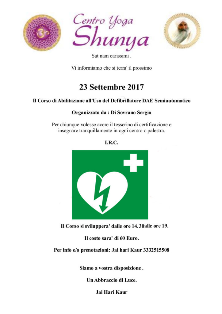 Locandina Defibrillatore