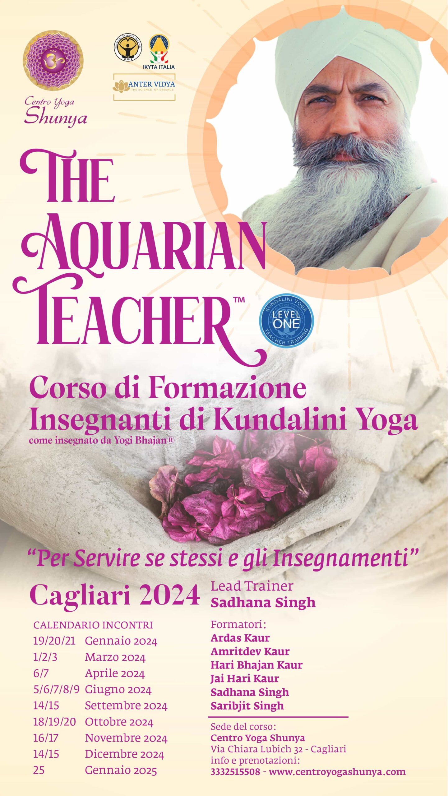 Formazione insegnanti 2024 @ Centro Yoga Shunya