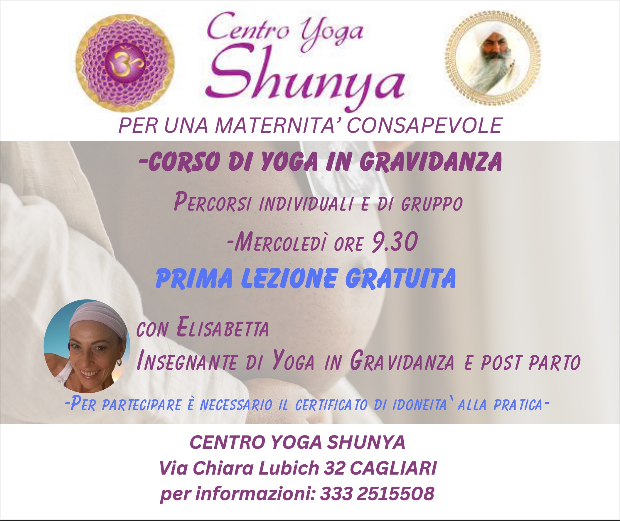 Corso Yoga in Gravidanza @ Centro Yoga Shunya